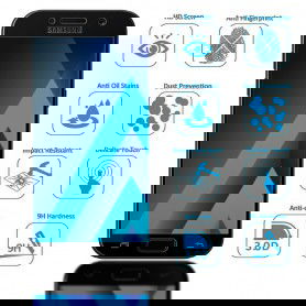 Dr. Phone-DrPhone Samsung A5 2017 Glas 4D Volledige Glazen Dekking Full coverage Curved Edge Frame Tempered glass Zwart - Official€ 10,95€ 9,05DrPhoneTelefoniescreenprotector7091138264221