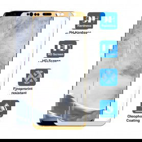 Dr. Phone-DrPhone Samsung S9 Glas 4D Volledige Glazen Dekking Full coverage Curved Edge Frame Tempered glass Goud - Official€ 10,95€ 9,05DrPhoneTelefoniescreenprotector7091134110263