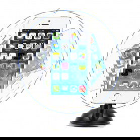 Dr. Phone-DrPhone -V5 - Draaibare Magnetische Telefoonhouder |Auto Houder|Met Quick-Snap & Sterk magneet - Zwart€ 17,95€ 14,83DrPhoneHouder7091139555090