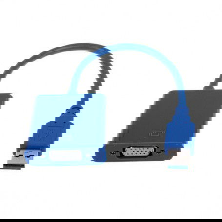 Dr. Phone-DrPhone VG® - USB 3.0 VGA Multi display Adapter Converter Externe Grafische Kaart Adapter (Externe Monitor) - Blauw€ 18,95€ 15,66DrPhoneKabels8720118039366