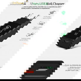 Dr. Phone-DrPhone Quick Charge 3.0 USB 18W Charger Adapter Snellader Thuislader Fast Charge Reis Adapter Universeel Compatibel€ 12,95€ 10,70DrPhoneOplader7091136448494