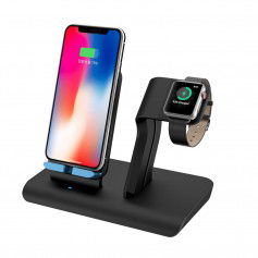 Dr. Phone-DrPhone 2in1 Fastcharge Draadloze Oplaadstandaard - Dockingstation - Geschikt voor iWatch Series 3/2/1 & iPhone - Zwart€ 37,95€ 31,36DrPhoneTelefoniecradle & Dockingstation8720118999165