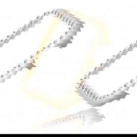 Dr. Phone-DrPhone Apple Watch 1/2/3 42mm TPU Bling Case met Kristal Diamanten Look - Beschermend frame – Goud€ 11,95€ 9,88Apple Watch