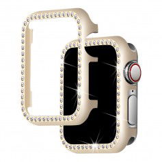 Dr. Phone-DrPhone Apple Watch 1/2/3 42mm TPU Bling Case met Kristal Diamanten Look - Beschermend frame – Goud€ 11,95€ 9,88Apple Watch