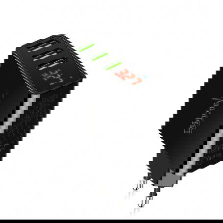 Dr. Phone-DrPhone Thuislader 3 poorten USB-oplader 2.4A Smart Fast Charge Lader met LED-display real-time status€ 16,95€ 14,01Kabel & Lader8720118737637