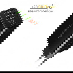 Dr. Phone-DrPhone Thuislader 3 poorten USB-oplader 2.4A Smart Fast Charge Lader met LED-display real-time status€ 16,95€ 14,01Kabel & Lader8720118737637