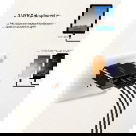 Dr. Phone-DrPhone Thuislader 3 poorten USB-oplader 2.4A Smart Fast Charge Lader met LED-display real-time status€ 16,95€ 14,01Kabel & Lader8720118737637