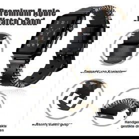 Dr. Phone-DrPhone Apple Watch 1/2/3/4 - 42mm - 44mm - Horlogeband Lederen Handgemaakte Stiksels Armband - Zwart€ 18,95€ 15,66DrPhoneApple Watch8720118008522