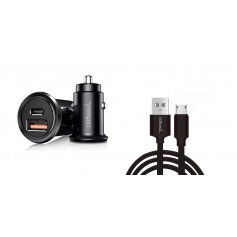 Dr. Phone-DrPhone® Invisible Pro - Autolader - 30W - USB-C met PD (power delivery) + Power Micro USB Kabel - Tablet / Smartphone€ 19,95€ 16,49DrPhoneAutoladers8720118137239