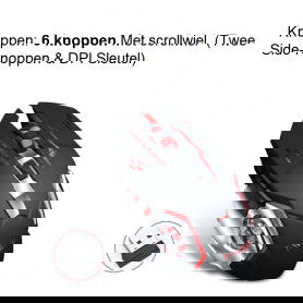 Dr. Phone-Elementkey M1 - Wireless Gaming Muis - Oplaadbaar + Draadloos - LED - 6 knoppen - 2400 DPI - USB Optische Ergonomische – Zwart€ 27,95€ 23,10ElementkeyMuis8720118009253
