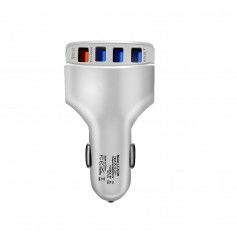Dr. Phone-DrPhone QC5 Pro - 4 Poorten USB Lader - 12V/24V - Qualcomm 3.0 - Auto lader – Auto Oplader - Voor Tablets / Smartphones - Wit€ 17,95€ 14,83DrPhoneOplader8720118007990