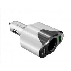 Dr. Phone-DrPhone CAR3 - 2 Poorten + 1 Sigarettenplug Autolader - Snellader + 2.4A - Auto / Bus - Smartphones / Tablets€ 19,95€ 16,49DrPhoneAutoladers8720118007976