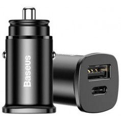 Dr. Phone-Baseus Dubbele Poort Universele USB + USB-C Snellader PD, Qualcom 4.0/3.0 Adapter Zwart€ 13,95€ 11,53Autoladers
