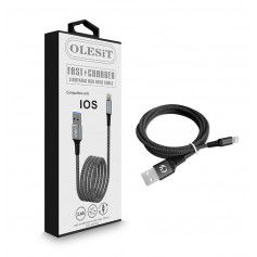 Dr. Phone-Olesit Lightning 1.5 Meter Fast Charge 3.4A - Oplaadkabel - Veilig laden - Data Sync & Transfer - Anit-Knik - Zwart€ 13,95€ 11,53OlesitKabel & Lader8720118009208