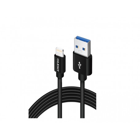 Dr. Phone-Olesit Lightning 3 Meter - 2.4A - Oplaadkabel - Veilig laden - Geschikt Voor iPhone / iPad en iPod - Zwart€ 9,95€ 8,22Kabel & Lader8720118009901