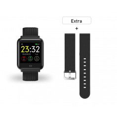 Dr. Phone-DrPhone Q-Pro Smart Watch Sport Armband – 2 diverse afneembare banden – Zwart€ 54,95€ 45,41Home8720118314425