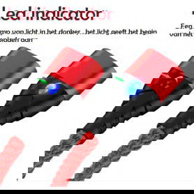 Dr. Phone-DrPhone FLM Magnetische Micro USB Oplaad Kabel 3A + Data - Sterke Magneet - LED indicator - Nylon Gevlochten Kabel - 2M - Zilver€ 12,95€ 10,70DrPhoneKabel & Lader8720118009420