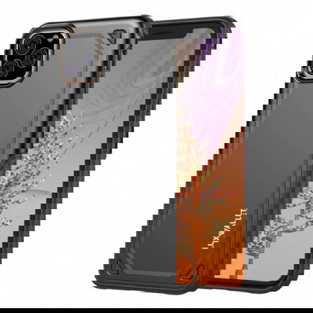 Dr. Phone-LUXWALLET® iPhone 11 PRO MAX Case - Desert Armor Drop Proof Hoes - Nightfall Black€ 13,95€ 11,53LUXWALLETTelefoonhoesjes8720118137840
