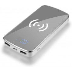 Dr. Phone-DrPhone PB3 Draadloze Qi Oplader + Mirror Power Bank 30000 mah met 2 USB poorten & Digitale Display - Wit€ 34,95€ 28,88DrPhone