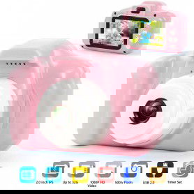 Dr. Phone-DrPhone Pixel - Digitale Kindercamera voor Kids - 1080P FHD met 2 inch IPS-scherm en 8 GB SD-kaart voor 3-10 jaar – Roze€ 29,95€ 24,75DrPhoneKindercamera's8720118010891