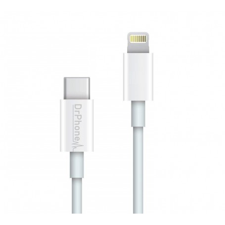 Dr. Phone-DrPhone LUNAR2 - USB-C Naar Lightning Kabel - 5V - 20% Sneller Laden - iPad Pro / iPhone 11 / 11 Pro / XS Max / XS€ 8,95€ 7,40DrPhoneTelefoniekabel8720118100448