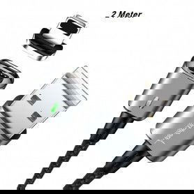 Dr. Phone-DrPhone iCON - 2 Meter Lightning Magnetische Kabel - 3.0A Snellader + Datakabel - Fast Charge - Zwart€ 14,95€ 12,36DrPhoneKabel & Lader8720118943403