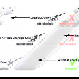 Dr. Phone-DrPhone AirPods Draadloze Oplaadhoes Wireless - Beschermhoes & geschikt voor elke Qi draadloze oplader – Wit€ 29,95€ 24,75DrPhoneDraadloos Laden8720118011089
