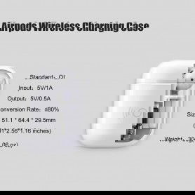 Dr. Phone-DrPhone AirPods Draadloze Oplaadhoes Wireless - Beschermhoes & geschikt voor elke Qi draadloze oplader – Wit€ 29,95€ 24,75DrPhoneDraadloos Laden8720118011089