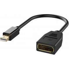 Dr. Phone-DrPhone MP02 Mini DisplayPort mannelijk naar DisplayPort vrouwelijk adapter - 4K Ultra HD-resolutie -Zwart€ 14,95€ 12,36DrPhoneAdapter/Converter8720118011096