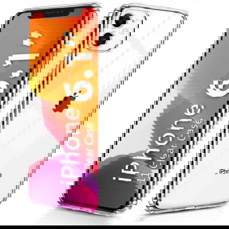 Dr. Phone-DrPhone iPhone 11 TPU Siliconen Schokbestendig Hoesje met Bumperafdekking – Transparant€ 7,95€ 6,57DrPhoneHome8720118011140