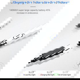 Dr. Phone-DrPhone Ultima Capacitieve Actieve Stylus Pen - 1.45mm - Magnetisch - ZWART Geschikt voor iPad Pro / Air / Mini - Samsung Tablet€ 27,95€ 23,10DrPhoneStylus pen8720118011829