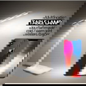 Dr. Phone-DrPhone CL – 28 LED Bureaulamp - USB oplaadpoort - Qi draadloos opladen – Touch Bediening – Kantoor / Nachtkastje - Wit€ 29,95€ 24,75DrPhoneDraadloos Laden8720118101391