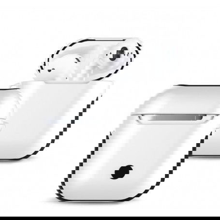 Dr. Phone-DrPhone Airpods 1 & 2 Hoes - Schokbestendige Harde PC + Zachte Rubberen Siliconen Cover – Wit/Zwart€ 9,95€ 8,22DrPhoneApple Airpods8720118011706