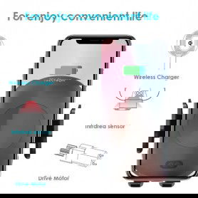 Dr. Phone-DrPhone QC1® - Automatische Smart Infrarood Sensor - Auto Oplader - Elektrische Ventilatie Houder - Smartphones€ 39,95€ 33,02DrPhoneSmartphone / Tablet / Laptop Houders8720118100936
