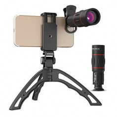 Dr. Phone-DrPhone APEX 4 in 1 Telefoon Camera Lens Set – 18x Zoom Lens – Fish Eye Lens – Groothoek Lens – Macro Lens – Statief – Zwart€ 39,95€ 33,02DrPhone(Telefoon) Opzet Lens / Lenzen8720118055700
