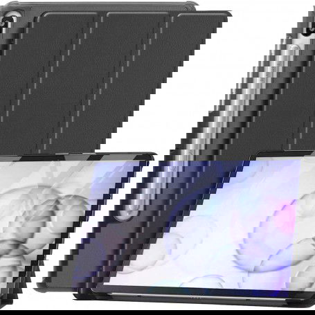 Dr. Phone-DrPhone Tri-Fold - Opvouwbare Cover - PU Lederen Case - Voorkant + Achterkant - Samsung Galaxy Tab S6 10.5 - 2019 - zwart€ 18,95€ 15,66DrPhoneSamsung8720118941973