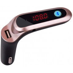 Dr. Phone-DrPhone FM7 - Bluetooth FM Transmitter – USB Poort/ Micro-SD & Aux 3.5mm - Carkit – Microfoon – Handsfree Bellen - Rosegoud€ 13,95€ 11,53DrPhoneFM-transmitter / Carkit8720118054635