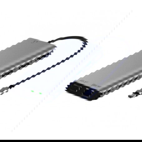 Dr. Phone-DrPhone MF2 USB C Hub - 8-in-1 adapter met Ethernet-poort- 4K UHD HDMI, PD 87W - VGA, 2x USB 3.0 - SD-kaartlezer – mic & audio€ 54,95€ 45,41DrPhoneHub / Adapter8720118011980