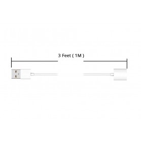 Dr. Phone-DrPhone Lightning Female naar USB – 1 Meter verlengkabel – Geschikt voor Apple Lightning – Wit€ 14,95€ 12,36DrPhoneTelefoniekabel8720118054840