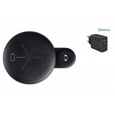 Dr. Phone-DrPhone REFORM® - Inklapbare 2 in 1 Wireless Qi Lader – Draadloos laden voor Apple Watch en iPhone - Zwart€ 49,95€ 41,28DrPhoneDraadloos Laden8720118276976