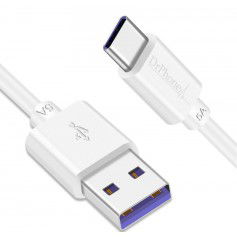 Dr. Phone-DrPhone SC1 - USB-C SuperCharge Kabel - Voor Huawei/Xiaomi - 5A Output - Data + Oplaad kabel - 2 Meter - Wit€ 11,95€ 9,88DrPhoneKabels8720118661475