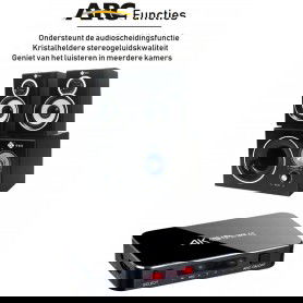 Dr. Phone-DrPhone Arc Series 4K HDMI HDR Switch 4-in-1 uit – HDR10 – 2.0 HDCP – 4K 60Hz – Afstandsbediening – SPDIF - 3D - PC / TV€ 44,95€ 37,15DrPhoneHDMI Switch8720118999967