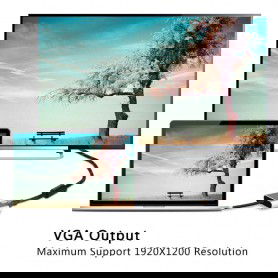 Dr. Phone-DrPhone CHX - 2 in 1 Adapter USB-C naar HDMI & VGA - 4k 3840*2160P / 30Hz - 2 Display Aansluiten - Space Grey€ 27,95€ 23,10DrPhoneAdapter/Converter8720118055366