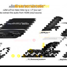 Dr. Phone-DrPhone ARC1 - HDMI Splitter / Converter - HDMI naar HDMI + SPDIF + Audio + ARC - 5.1 Audio - 4K @ 60Hz - Zwart€ 29,95€ 24,75DrPhoneHDMI Switch8720118009338