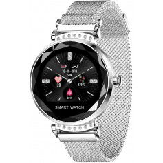 Dr. Phone-DrPhone L20 Ladies - Slimme Horloge - Luxe Diamant Kristallen Smartwatch Vrouwen - Stappenteller & Hartslagmeter - Zilver€ 69,95€ 57,81DrPhoneSmartwatch8720118738788