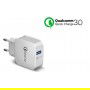 DrPhone QuickCharge - Snellader - Thuislader - Oplader Met Snel Opladen Functie - 9V 2A MAX 18W Fast Charging - Wit