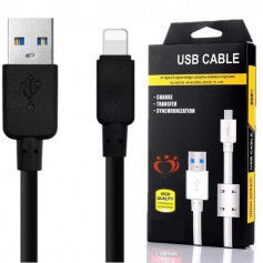 Dr. Phone-Olesit K107 Lightning Kabel 1.5 Meter Fast Charge Lader 2.1A High Speed Laadsnoer Oplaadkabel - Zwart€ 9,95€ 8,22Telefoniekabel6971083490061