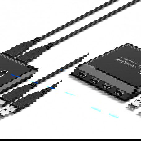 Dr. Phone-DrPhone KVM Switch - USB 3.0 Switch Box Schakelaar - 2 in 4 out Verdeler - 2 Computers die 4 USB-apparaten delen€ 39,95€ 33,02DrPhoneSwitches8720118012888
