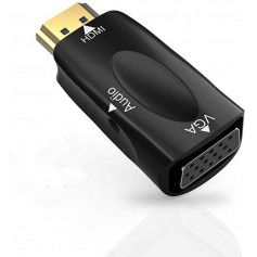 Dr. Phone-DrPhone HVA HDMI naar VGA Converteradapter - Vergulde Beeldschermpoort Adapter met Audio-uitgang – Zwart€ 11,95€ 9,88DrPhoneHub / Adapter8720118013090