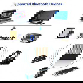 DrPhone B7 Mini - Bluetooth 5.0 USB Receiver Adapter Dongle - 20 Meter Bereik - Windows - Voor o.a. Controller